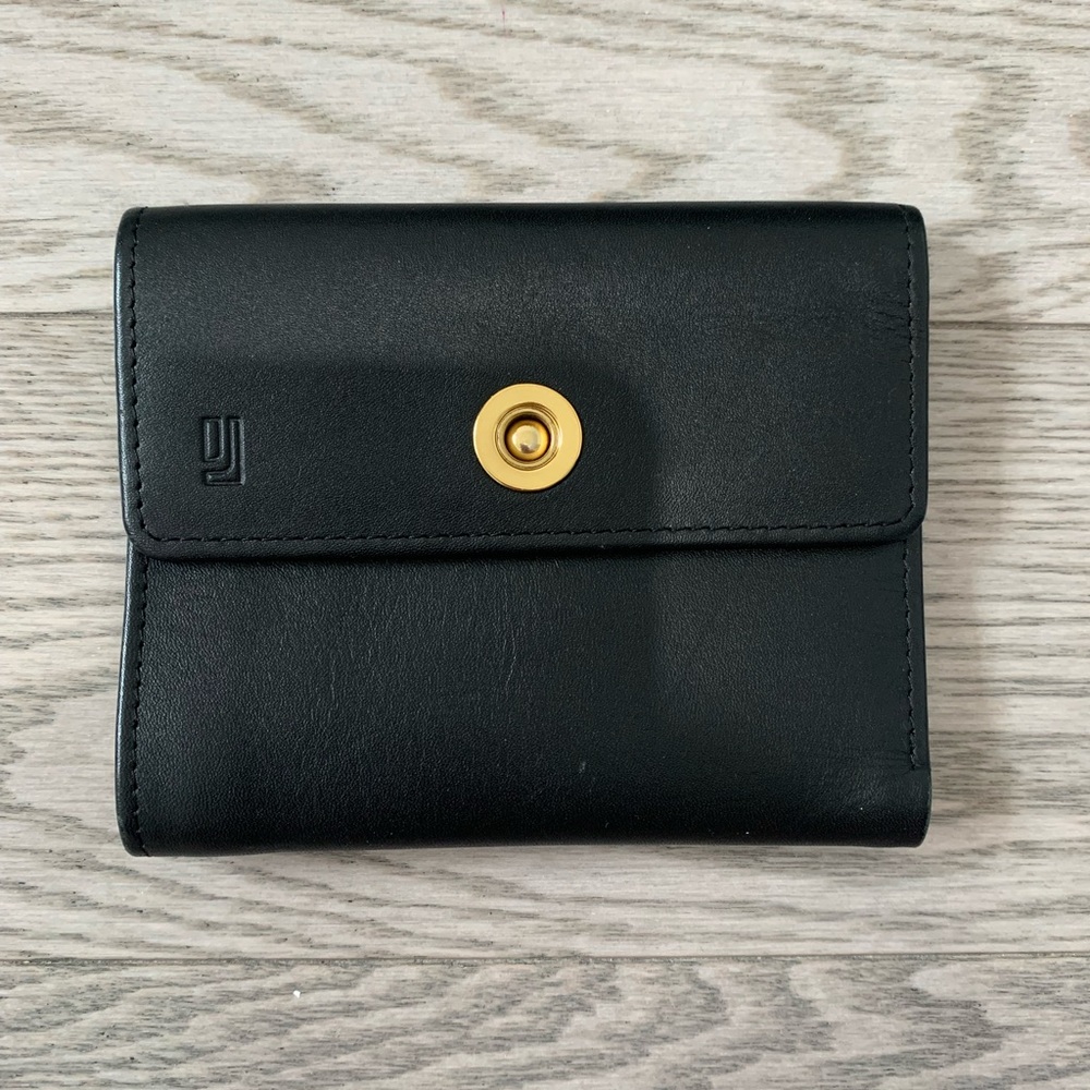NWOT JAFFERJEES Genuine Leather Black Wallet